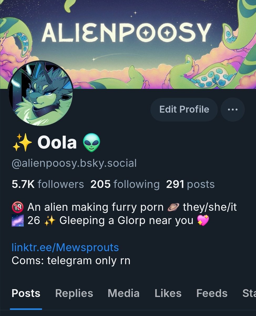 AlienPoosy's tweet image. Everything posted here is posted elsewhere first!
If you want to stay up to date or get work from me, check my tg and blsky in my profile 👽✨️