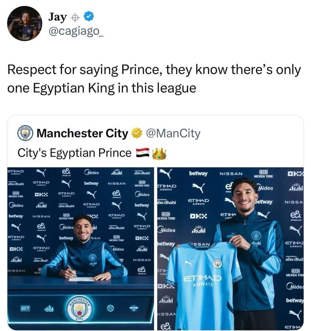 Damn skippy! There's only one Egyptian King... and that's King Mo.. <a href="/MoSalah/">Mohamed Salah</a>
#ynwa!