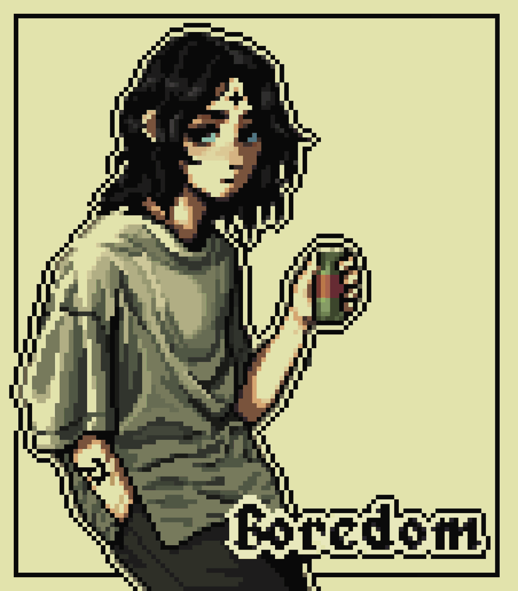 boredom

#pixelart #ドット絵