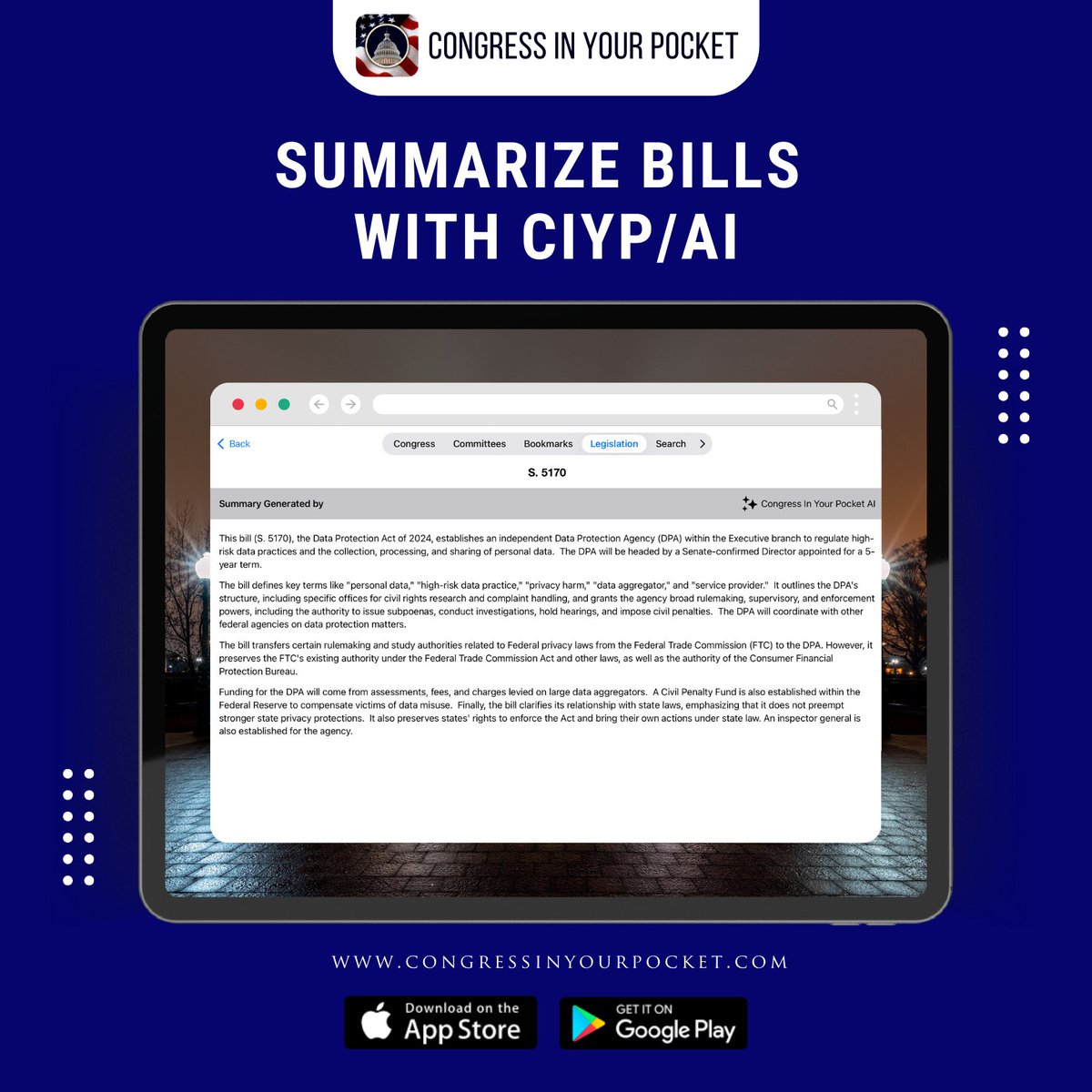 Congress in Your Pocket tweet media