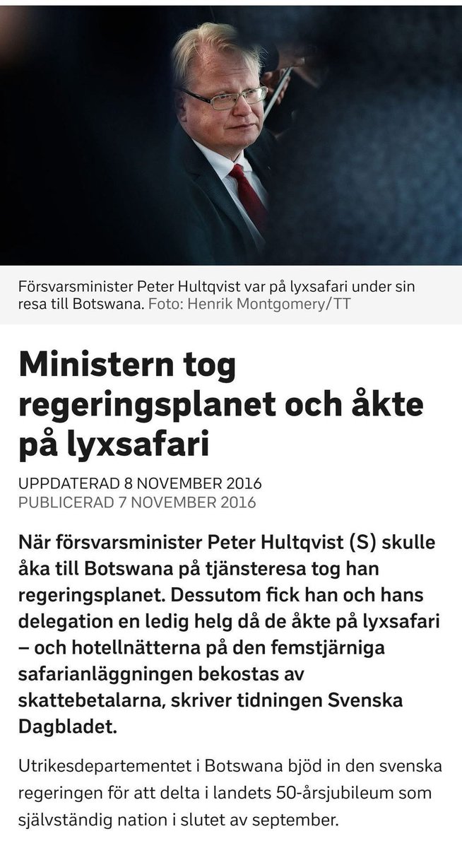 Den här korrupta sossen brukar vara snabb att kasta skit på andra.

Sprid / retweet så alla påminns hur falsk myglaren Peter Hultqvist (s) är!

.
