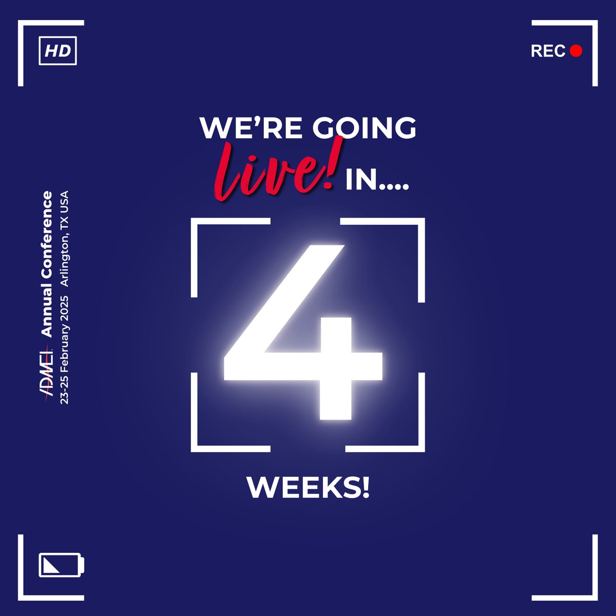The countdown is on! 🎤✨ Ready to level up your DMC expertise and connect with industry leaders? Don’t wait—register now and book your hotel before rates expire in 3 days!  

🔗: admei.growthzoneapp.com/ap/Events/Regi…

#ADMEI2025 #ConferenceCountdown #DMCProfs #EventProfs #ADMEIGoesLive2025