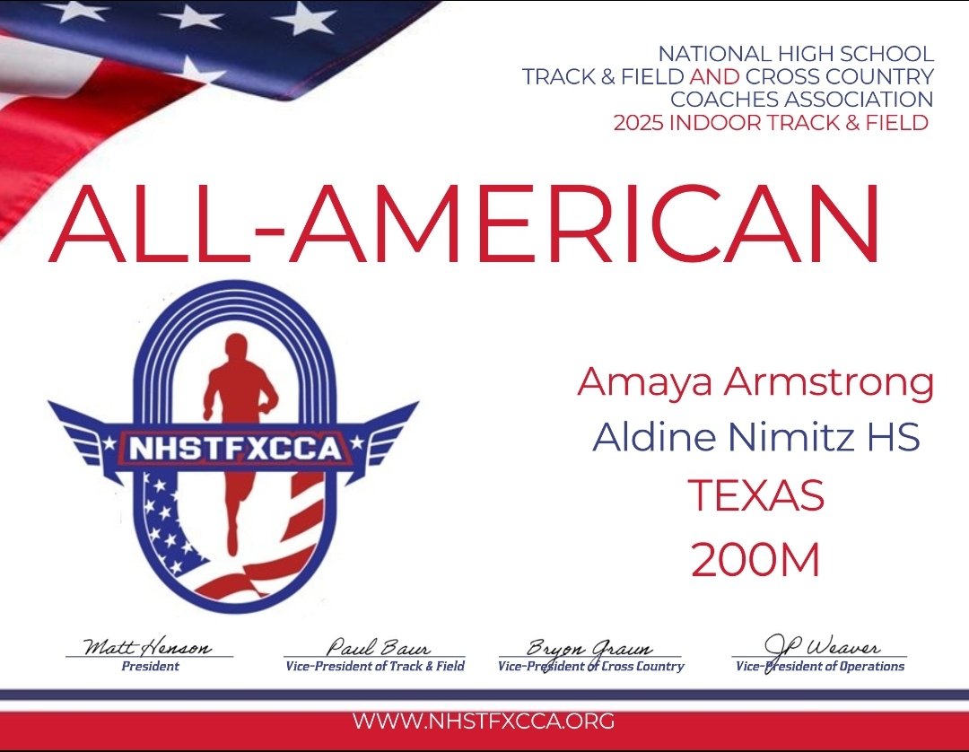 Congratulations to <a href="/AmayaDeasia/">Amaya Armstrong</a> @AndreaThomas07 <a href="/jaycoop2025/">Jayla Cooper</a> earning Indoor ALL-AMERICAN HONORS!