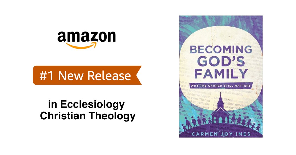 Coming October 28 from <a href="/carmenjoyimes/">Carmen Joy Imes</a>! Preorder 'Becoming God's Family' now: amazon.com/Becoming-Gods-…