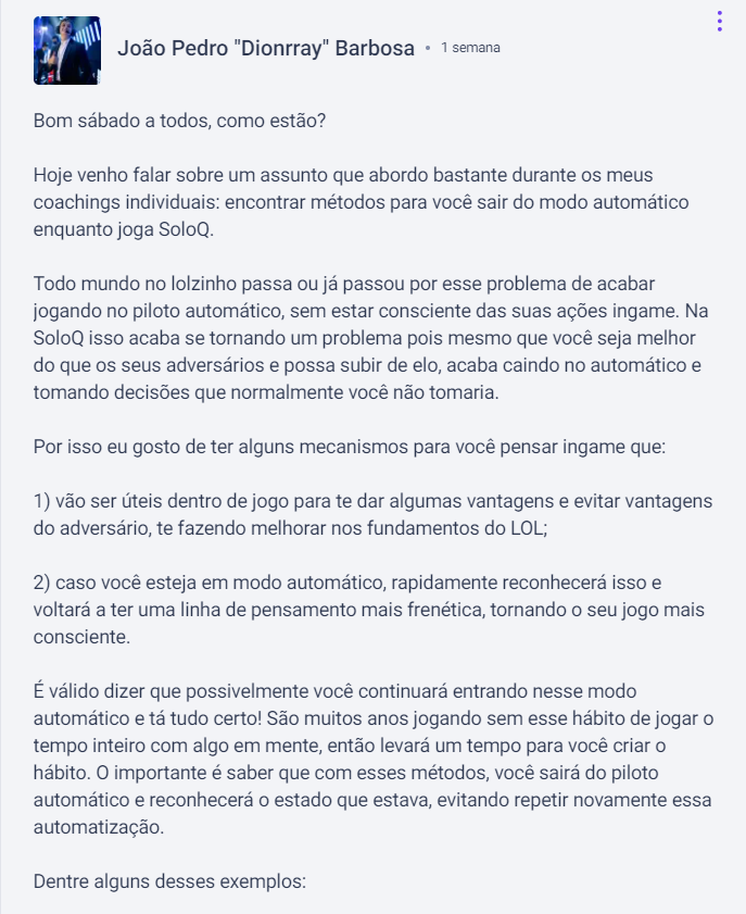 dionrraylol's tweet photo. Aproveito para falar que se você quer explorar ainda mais o mundo competitivo de League of Legends e outros jogos, conhecer dicas como essas, se conectar com outros apaixonados por esports e evoluir seu gameplay, te convido a conhecer a SPECTATE, a rede social gamer - em open beta - para quem vive e respira jogos competitivos! 

Tenho feito VÁRIAS análises sobre temas competitivos de maneira exclusiva para lá. Então se você gosta do meu trabalho e quer me apoiar, pode testar a Spectate por esse link! :)

👉 https://t.co/LEiTcECI4x