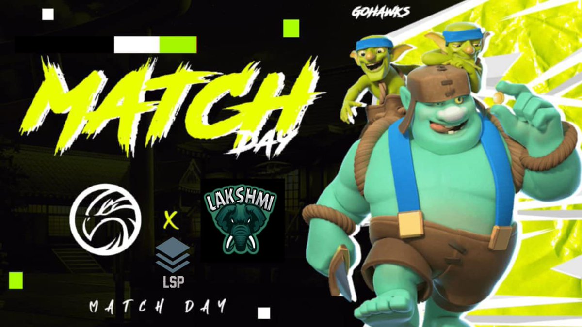 [🦅MATCHDAY🦅]
Esta noche los halcones volverán a sacar sus garras en un apasionante compromiso 🔥⚔️
🏆 <a href="/LigaSemipro/">LIGA LSP</a>
🆚 <a href="/LakshmiCR_/">Lakshmi Gaming</a>
⏰21:00 🇨🇴 

Nuestros halcones saldrán sedientos de victoria y buscarán traer los puntos a casa ⚔️🦅

#GoHawks
