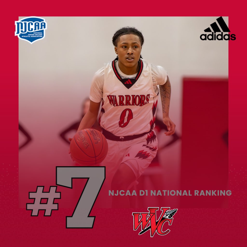 LukeScheidecker's tweet photo. Lady Warriors stay at #7 in the latest NJCAA poll! https://t.co/zYQFhfe0Bl