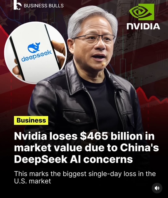 alamzmd's tweet photo. NVDA lost $465 billion Market Value just today https://t.co/f46pSEYbme