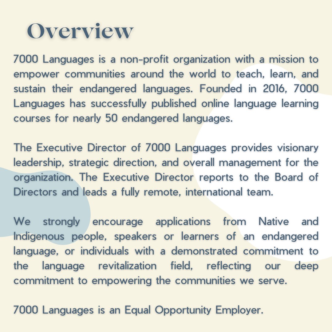 7000 Languages tweet media