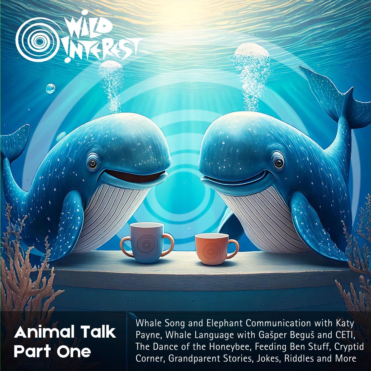 wildinterest's tweet photo. 2/2 We feature interviews with animal communication pioneer Katy Payne, and @ProjectCETI linguistics lead @begusgasper 🐋
Listen now, and let’s get WILD! 🎙️
#podcastforkids #WildInterest #podcastforchildren #whales #whalecommunication #animaltalk https://t.co/b7s14GdJT3