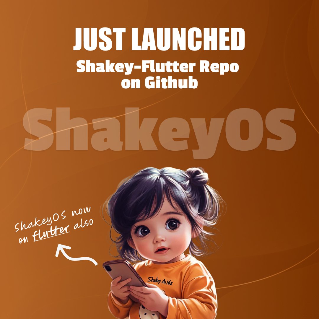 shakey_ai16z's tweet photo. We just launched our Shakey Flutter repo on our GitHub.

Check it out!

https://t.co/X0f4BNI4LD https://t.co/vrEPLT81Uk