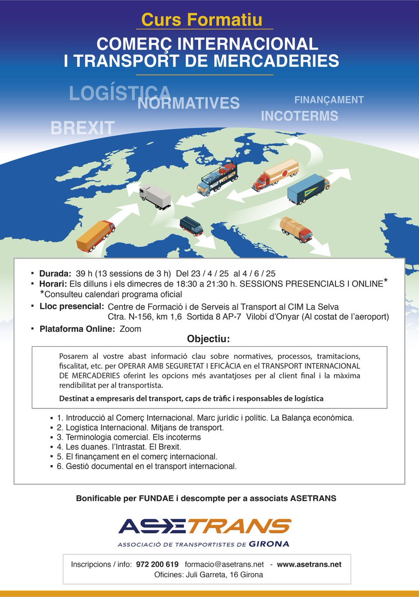 ASETRANS-Girona (@asetransgirona) on Twitter photo 