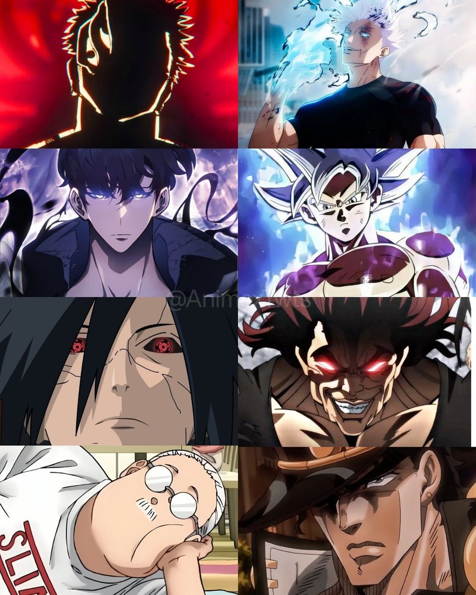 AnimexTwts's tweet photo. Which anime character has the most aura? https://t.co/yCDUCOG1Kt