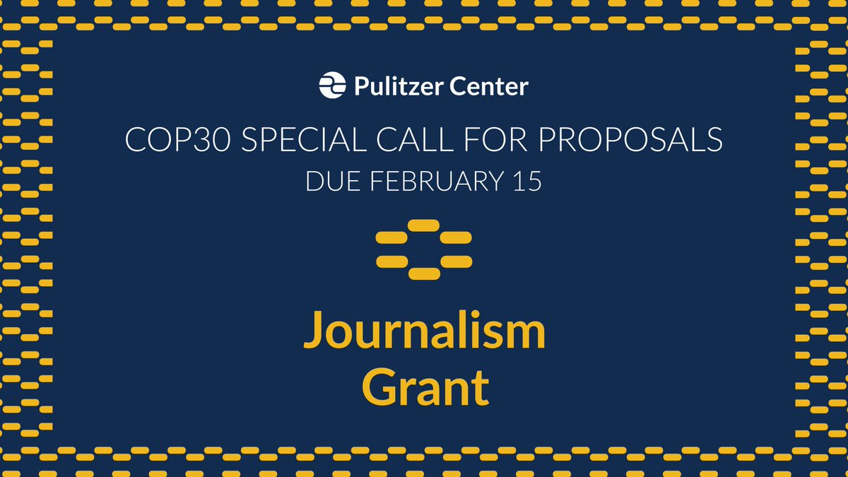 Pulitzer Center tweet media