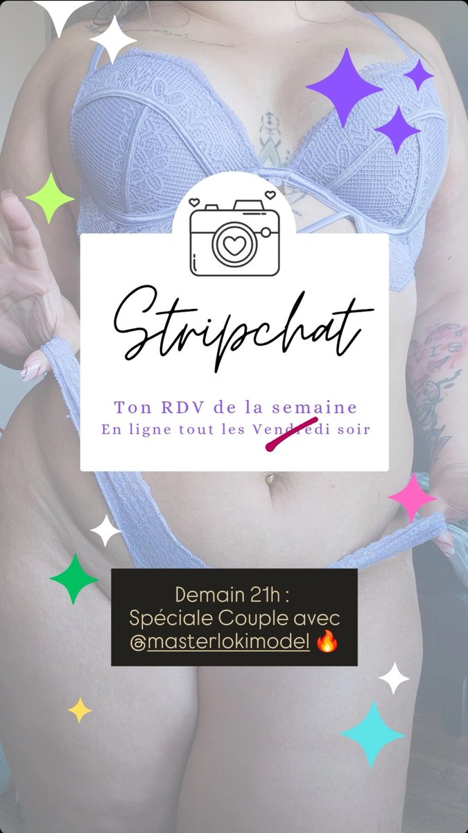 Maitresse_hela's tweet photo. 🔞 Demain soir à 21h 🔞

Live exceptionnel sur Stripchat, Spéciale Couple avec @MasterLoki_Dom 🔥

Tu vas nous découvrir sans filtre et chaud comme la braise... mais c'est toi qui a le jeu entre tes mains avec les tokens... 

J'espère vous y voir nombreux 🤭 https://t.co/mHqmzSZxPm