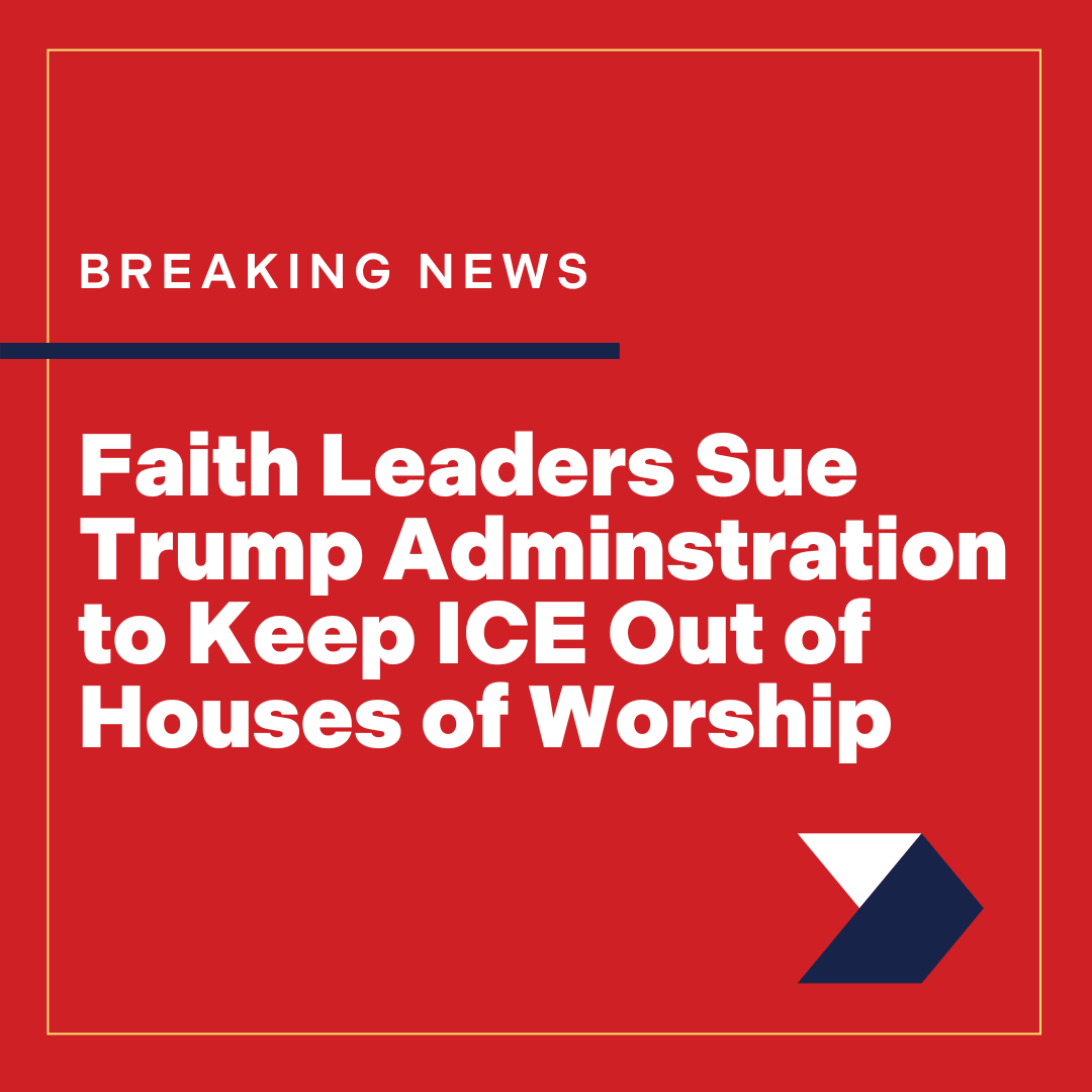 BREAKING: Quaker meetings sue Trump admin to keep ICE out of houses of worship. We represent them in challenging this harmful policy, which reverses decades of protections and has already sowed fear in many congregations. Read the full statement: democracyforward.org/updates/sensit…