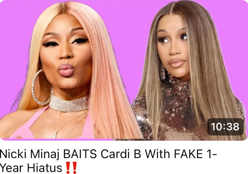RealValerieRed's tweet image. Is Nicki trying to bait Cardi for the album with this Hiatus? 🤔🤔 

Watch Here 🔗📺👀: youtu.be/4B_QmX5TCA4?si…

#cardib #nickiminaj #defamationofcharacter #thevalley #thevalleyyt #valeriered