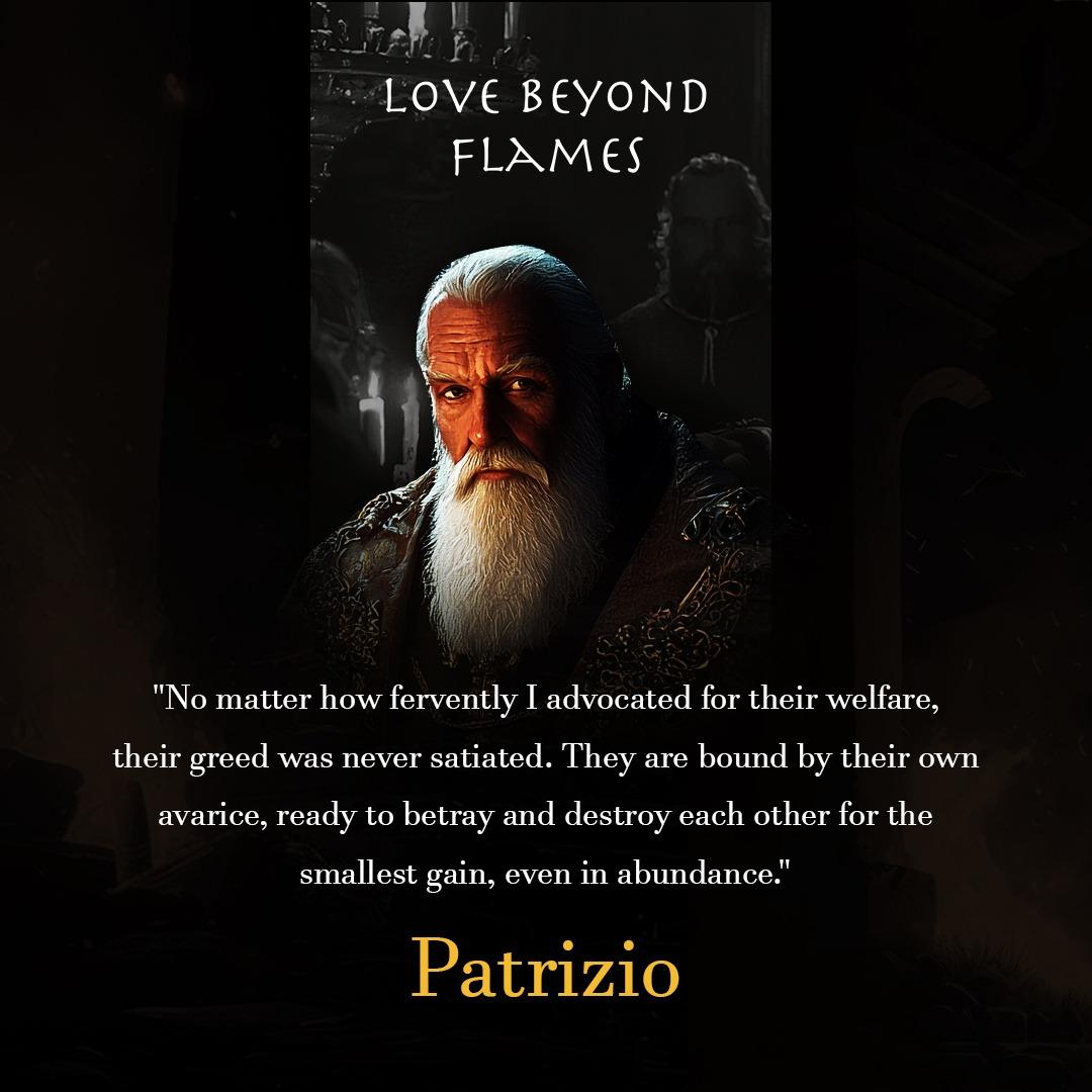 lovebeyondflam's tweet photo. Greed knows no bounds, even in the face of abundance. Patrizio's wisdom unveils the darkness within.
Dive into the captivating tale of power, betrayal, and resilience in Love Beyond Flames.
#lovebeyondflames
#ForbiddenPassion #FaithVsDesire #MustRead
#Themesong #HistoricalRomance #FantasyLoveStory #14thCenturyItaly #EpicRomance #BookReaders #Bookstagram #RomanceReaders #AuthorLife #PublishSoon #PreOrderNow #USA