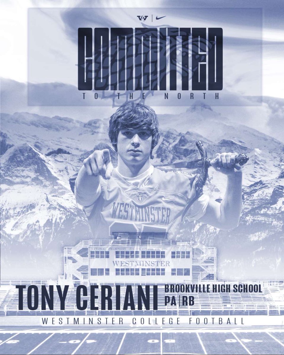 I am blessed and excited to announce that I will be furthering my academic and athletic career <a href="/WCtitansFB/">Westminster Football</a> <a href="/westminsterpa/">Westminster College</a> !!!! I would like to thank all the Coaches and my parents who have believed in me and helped me along the way to achieve my goals!!!💯% COMMITTED