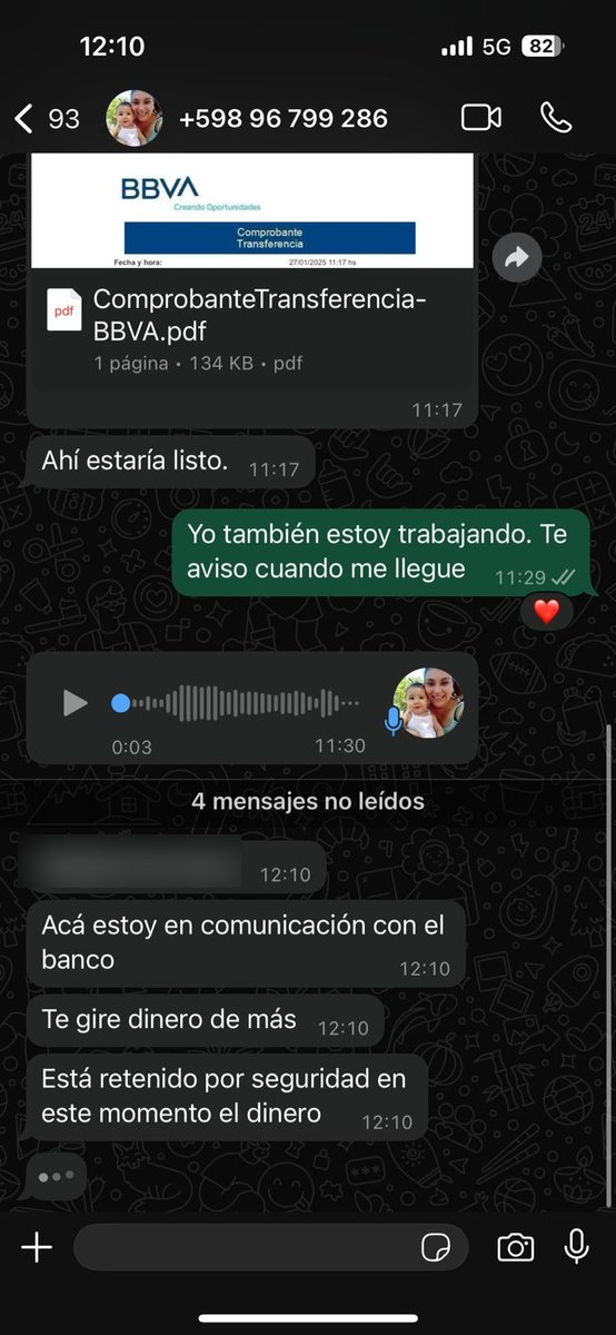 imagensurdcv's tweet photo. A ver @Minterioruy @bbva_uruguay @BROU_uy
Volvieron los muchachos que "Te depositan dinero de más"... a ver si le pegan una miradita a esto
Muy curioso el Brou usando una línea Claro.
Muy bien el 096 366 456, y el 096 788 286, geÑos. https://t.co/Geekxxvjop