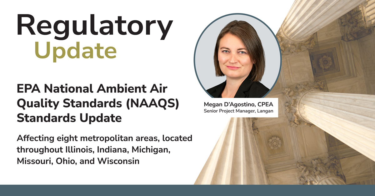The <a href="/EPA/">U.S. EPA</a> recently published its final recommended water quality criteria and benchmarks to protect freshwater &amp; saltwater aquatic ecosystems from #PFAS. Check out our #RegulatoryUpdate for the latest updates &amp; info on how this may impact your projects: langan.com/wp-content/upl…