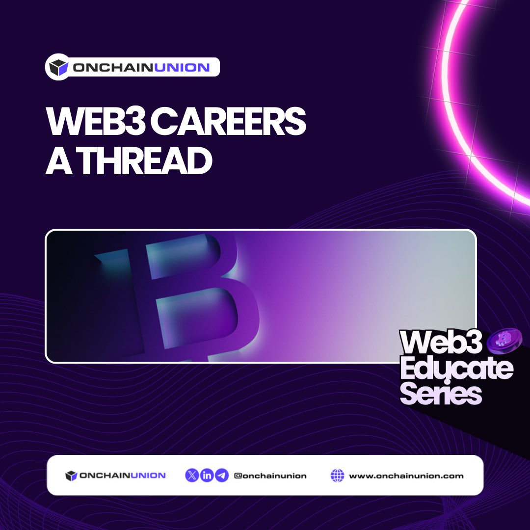 OnchainUnion's tweet photo. 🌟 Non-tech careers are just as vital in Web3! 🌐

Think Web3 is only for coders? Think again! 🚀 Roles like community management, marketing, and legal advisory are the backbone of Web3 projects. 💼

🧵 Here’s why these roles are critical: 👇👇👇 https://t.co/YGmetaUrFx