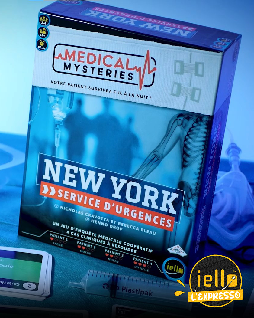 IELLO_France's tweet photo. 1/2
💊 Medical Mysteries 💉
La vie des patients est entre vos mains ! Incarnez des médecins urgentistes et tentez de comprendre de quels maux mystérieux souffrent vos malades. Auscultez, examinez, diagnostiquez et agissez… pour les aider à survivre à la nuit ! https://t.co/zqqXbrglj7