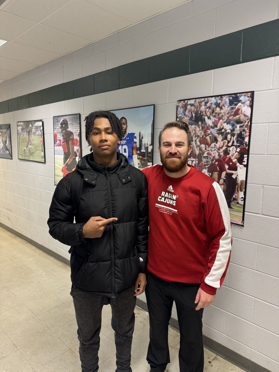 RaderrionD1's tweet image. Blessed to receive an offer from The University of of Louisiana ‼️@RaginCajunsFB @coachmbergeron @RaginCajuns 🔥