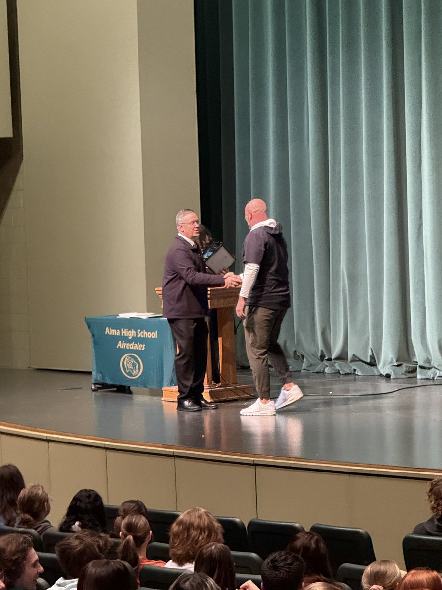 Alma_AthleticTrainer (@alma_athtrainer) on Twitter photo Congratulations Coach Driscoll <a href="/Alma_fball/">Alma Airedale Football</a> <a href="/AlmaSD_baseball/">Alma_baseball</a> on being named MVP AHS Faculty of the Month #only1airedale Congratulations Coach Driscoll <a href="/Alma_fball/">Alma Airedale Football</a> <a href="/AlmaSD_baseball/">Alma_baseball</a> on being named MVP AHS Faculty of the Month #only1airedale