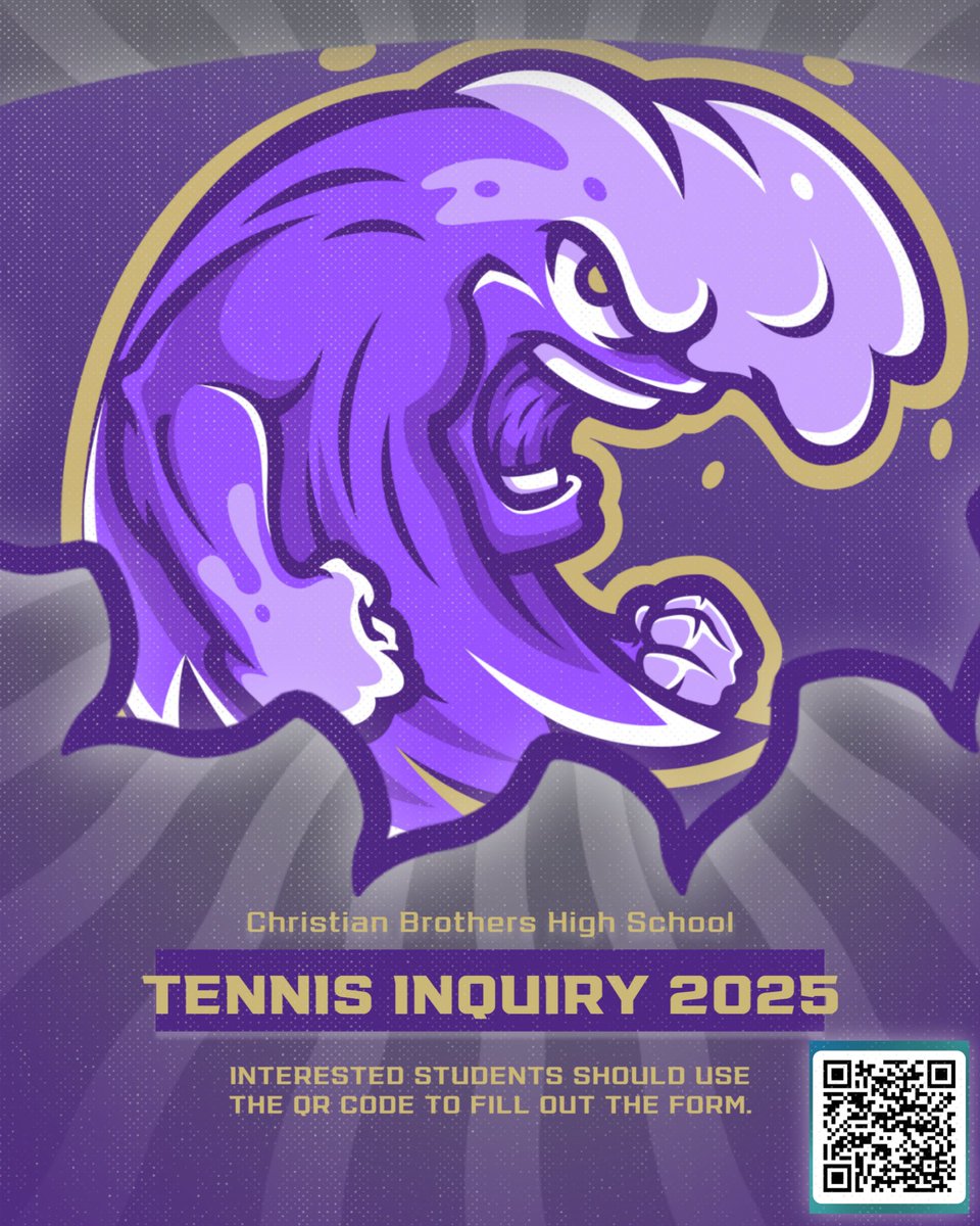 CBHSAthletics's tweet photo. All young men interested in learning more about our Tennis program and tryout information, please use the QR code to fill out the inquiry. Go Brothers! 
@CBHSMemphis @CBHSBLC https://t.co/MgGbAXuT6j