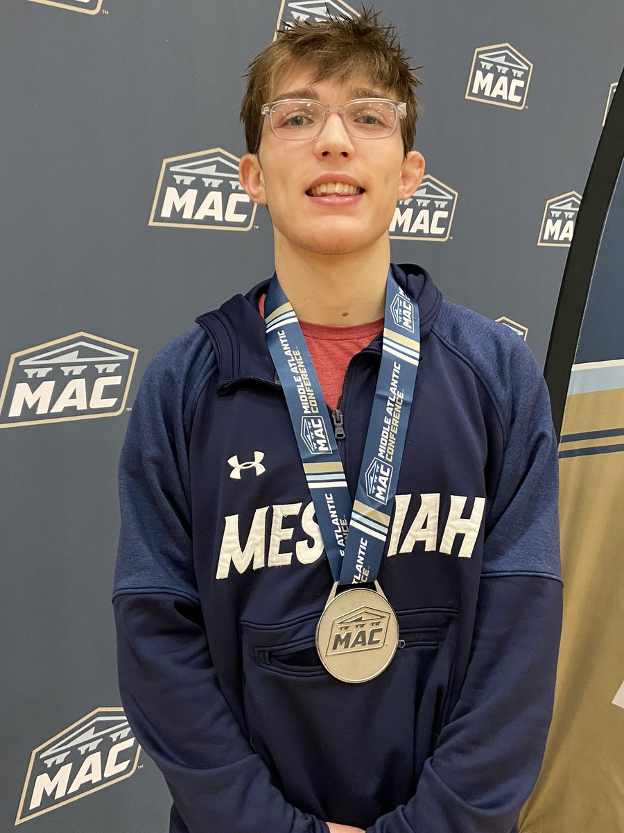 GoldenBearsWres's tweet photo. This past weekend, Golden Bear alumni Caiden Heller finished 2nd in the MAC conference championship for Messiah University! Congrats Caiden! https://t.co/wSEo7fjNNR