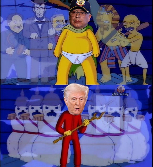 Eso sí, la pelea de Petro y Trump está casada. Los dos ganaron o lo dos perdieron. Pero algo más ocurrirá. 😶‍🌫️