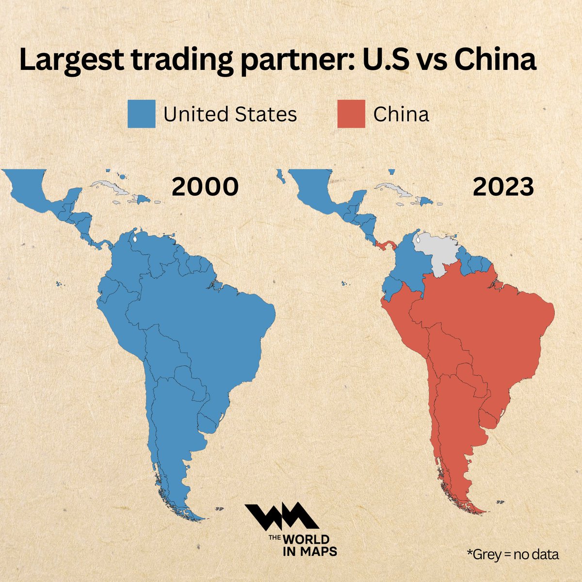 China has overtaken the U.S. as the top trading partner for many South American nations.

With Trump targeting the few nations still reliant on the U.S., his actions risk accelerating China’s dominance across the entire continent.