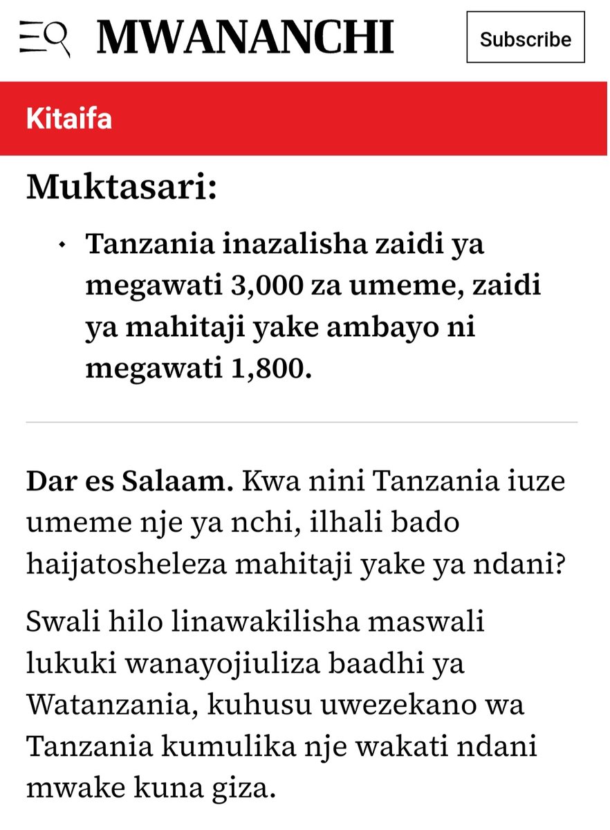 Mwaitenda Ahobokile (@amwaitenda2020) on Twitter photo Mh. Waziri wa nishati <a href="/DBiteko/">Dkt. Doto Biteko</a> watanzania tuelezwe manufaa ya kuandaa mkutano wa nishati 'eti' kuwapatia watanzania milioni 8 wkt Tanesco ina umeme wa ziada 1200MW?Kwann hela mlizotumia mkutano msisambaze umeme kila kijiji badala ya kuharibu ratiba za kujipatia kipato kwa siku 2? Mh. Waziri wa nishati <a href="/DBiteko/">Dkt. Doto Biteko</a> watanzania tuelezwe manufaa ya kuandaa mkutano wa nishati 'eti' kuwapatia watanzania milioni 8 wkt Tanesco ina umeme wa ziada 1200MW?Kwann hela mlizotumia mkutano msisambaze umeme kila kijiji badala ya kuharibu ratiba za kujipatia kipato kwa siku 2?
