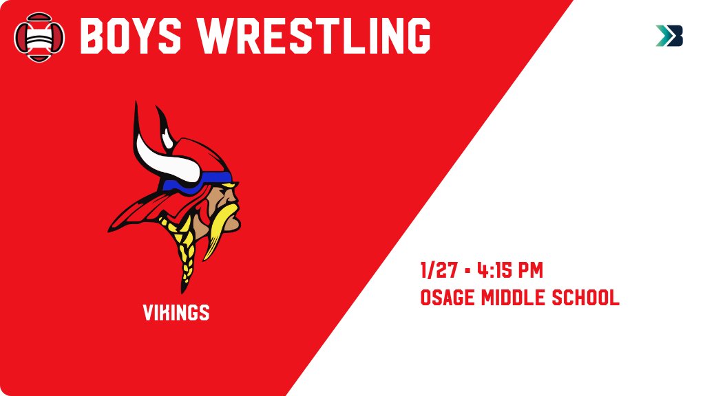 Boys Wrestling (Junior High) Meet Day! - Check out the event preview for the Decorah Vikings. It starts at 4:15 PM and is at Osage Middle School Gym. gobound.com/ia/ihsaa/boysw…