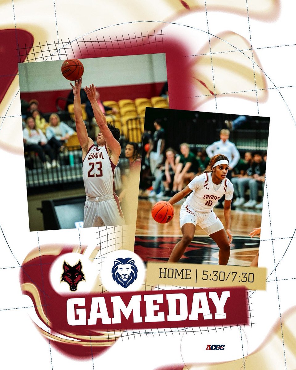 Coastal Alabama South Athletics (@coastalal_south) on Twitter photo BKB | GAME DAYโผ๏ธ
๐ - Wallace State
โฐ - 5:30 / 7:30 PM
๐ - Bay Minette, AL
๐ฅ - YouTube.com/@JockJiveSports
#๐๐ข๐ฌ๐ข๐ง๐๐ฆ | <a href="/CoastalAlaCC/">Coastal Alabama CC</a> <a href="/acccathletics/">ACCC</a> <a href="/coastalsouthwbb/">Coastal Alabama South Lady Coyotes Basketball</a> <a href="/CoastalSouthMBB/">Coastal-South ๐ ๐พ</a> BKB | GAME DAYโผ๏ธ
๐ - Wallace State
โฐ - 5:30 / 7:30 PM
๐ - Bay Minette, AL
๐ฅ - YouTube.com/@JockJiveSports
#๐๐ข๐ฌ๐ข๐ง๐๐ฆ | <a href="/CoastalAlaCC/">Coastal Alabama CC</a> <a href="/acccathletics/">ACCC</a> <a href="/coastalsouthwbb/">Coastal Alabama South Lady Coyotes Basketball</a> <a href="/CoastalSouthMBB/">Coastal-South ๐ ๐พ</a>