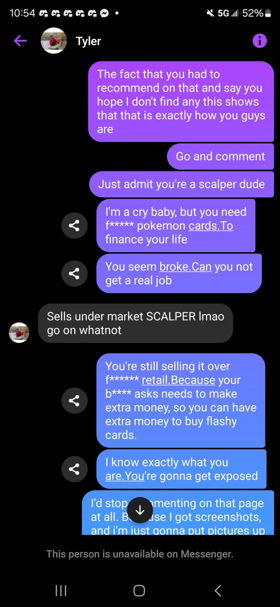 Watch out for Tyler Davis. He's a pure as day scalper and manipulator of the market. Dicks like this are why PE is so hard to get.
