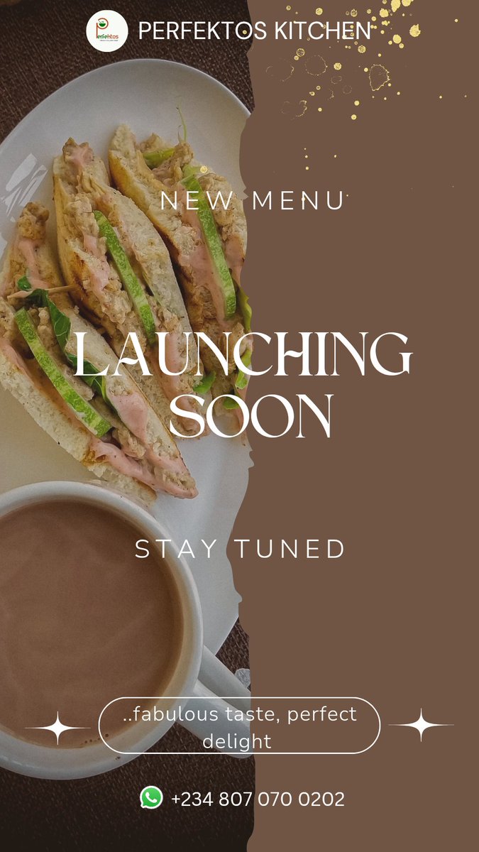 Perfektos20's tweet photo. Stay tuned. 
Our menu is coming out soon. 
Please do well to patronise us🙏❤️
#perfektoskitchen #menureveal #ordernow #lagoseats https://t.co/8h4v9KsQpd
