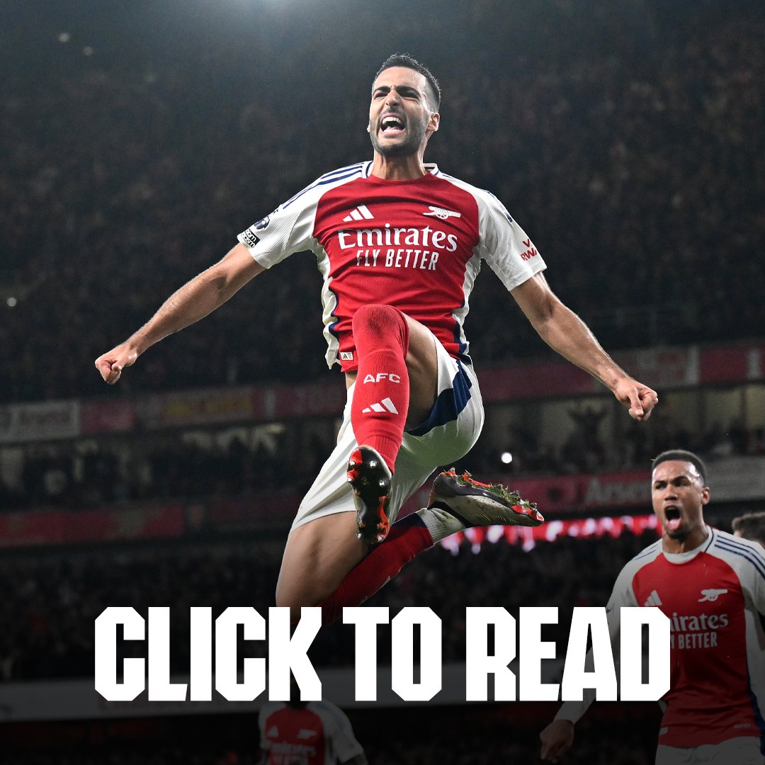 Arsenal's tweet photo. 💬 “Football is the reason I’m living with such intensity every day, and I love it."

🗞️ Our Spanish midfielder speaks about how having the game sprinkled throughout his family shaped his life, and career to date 👇