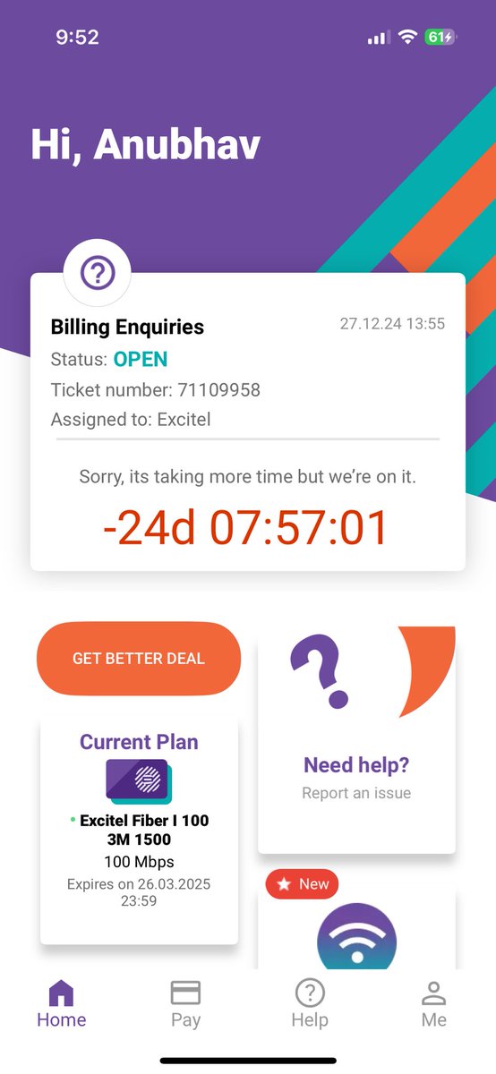 RockingAnubhav's tweet photo. @excitel_rocks where ‘6-7 days for a refund’ actually means 24+ days. Who needs speed when you can perfect the art of delay?
Check out the masterpiece @jagograhakjago @IncomeTaxIndia
#ExcitleDrama #BroadbandGoals https://t.co/q94zAc8VyK