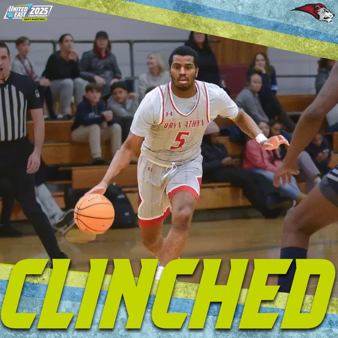 GoUnitedEast's tweet image. 𝘾𝙇𝙄𝙉𝘾𝙃𝙀𝘿 #RisingUnited #d3mbb 

@BrynAthynMBB earns their spot in the postseason!