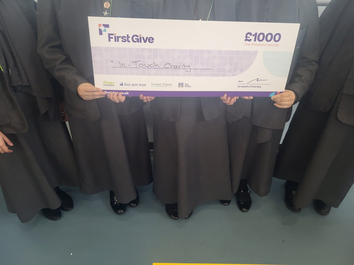 Nicole Peterson (@firstgivenpe) on Twitter photo Congratulations to class 8A of <a href="/FevershamA/">Feversham Girls' Secondary Academy</a> for winning £1000 for their chosen charity, in Touch foundation in the <a href="/FirstGiveUK/">First Give</a> final! It's been an amazing journey from start to finish, well done for all the classes taking part committing to #Socialaction in their local community. Congratulations to class 8A of <a href="/FevershamA/">Feversham Girls' Secondary Academy</a> for winning £1000 for their chosen charity, in Touch foundation in the <a href="/FirstGiveUK/">First Give</a> final! It's been an amazing journey from start to finish, well done for all the classes taking part committing to #Socialaction in their local community.