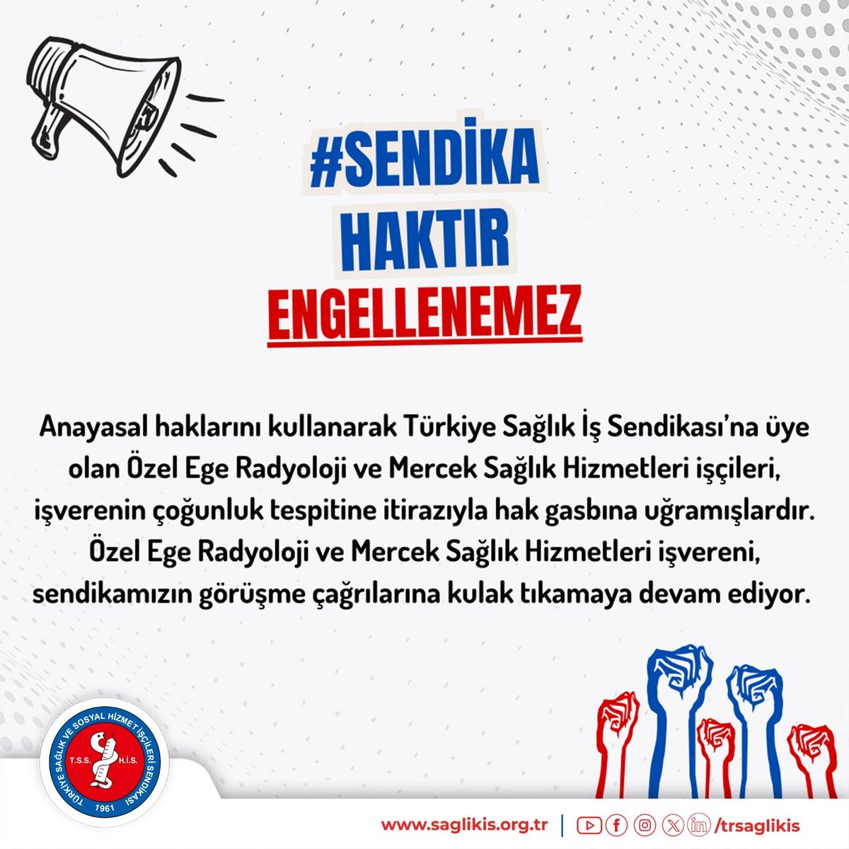 #SendikaHaktırEngellenemez