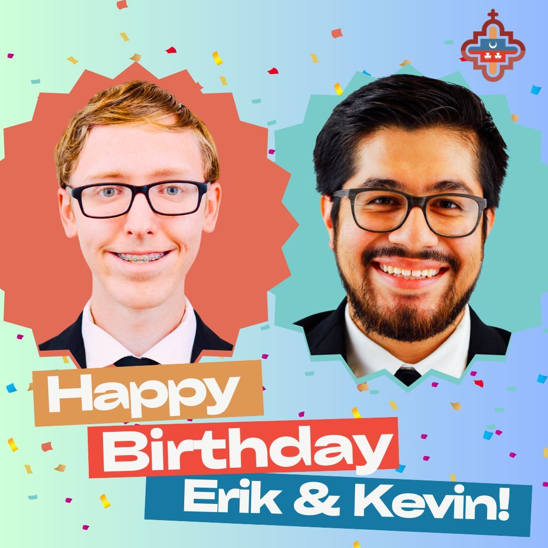 🎂🎂A double seminarian birthday! Both Erik and Kevin are celebrating today…join in by praying for them both!