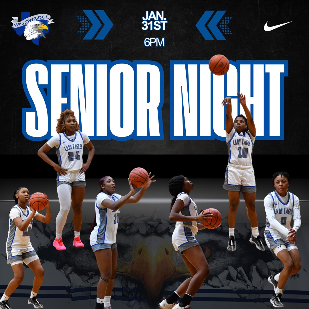 WillowridgeLadyHoops (@ladyeaglessquad) on Twitter photo District championship clinched with 2 games left..  trying to make history and go undefeated 💪🏾🦅 Come show these young ladies some support this Friday for their last home game of their high school career. District championship clinched with 2 games left..  trying to make history and go undefeated 💪🏾🦅 Come show these young ladies some support this Friday for their last home game of their high school career.