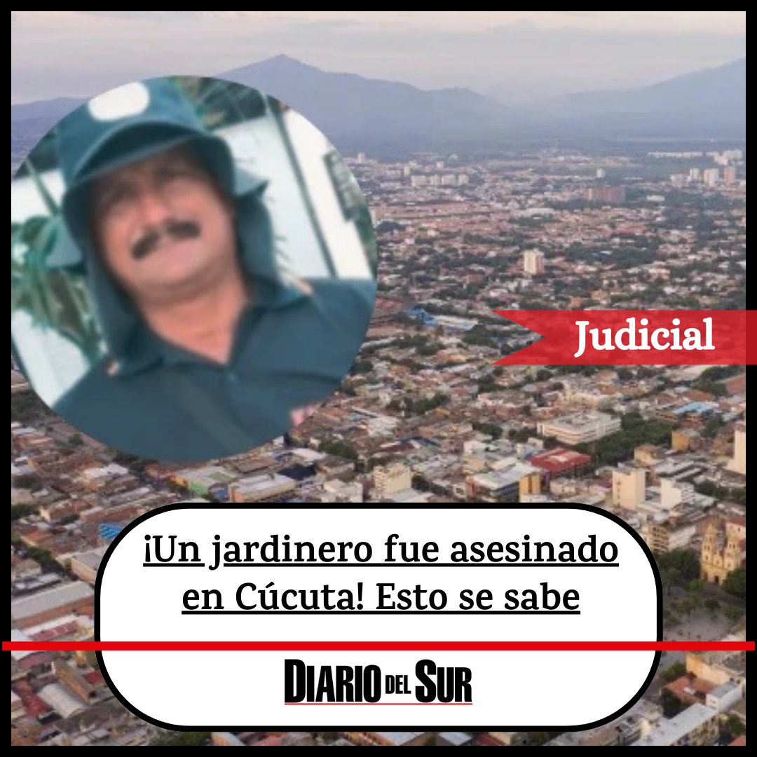 #Cúcuta💔 Crimen en el barrio Alfonso Gómez. El jardinero fue atacado por dos sicarios a bordo de una moto. La comunidad está conmocionada. #Violencia #ElvisAntonioGuerrero #Noticias #Asesinato #Nariño 
Info 👇
diariodelsur.com.co/un-jardinero-f…