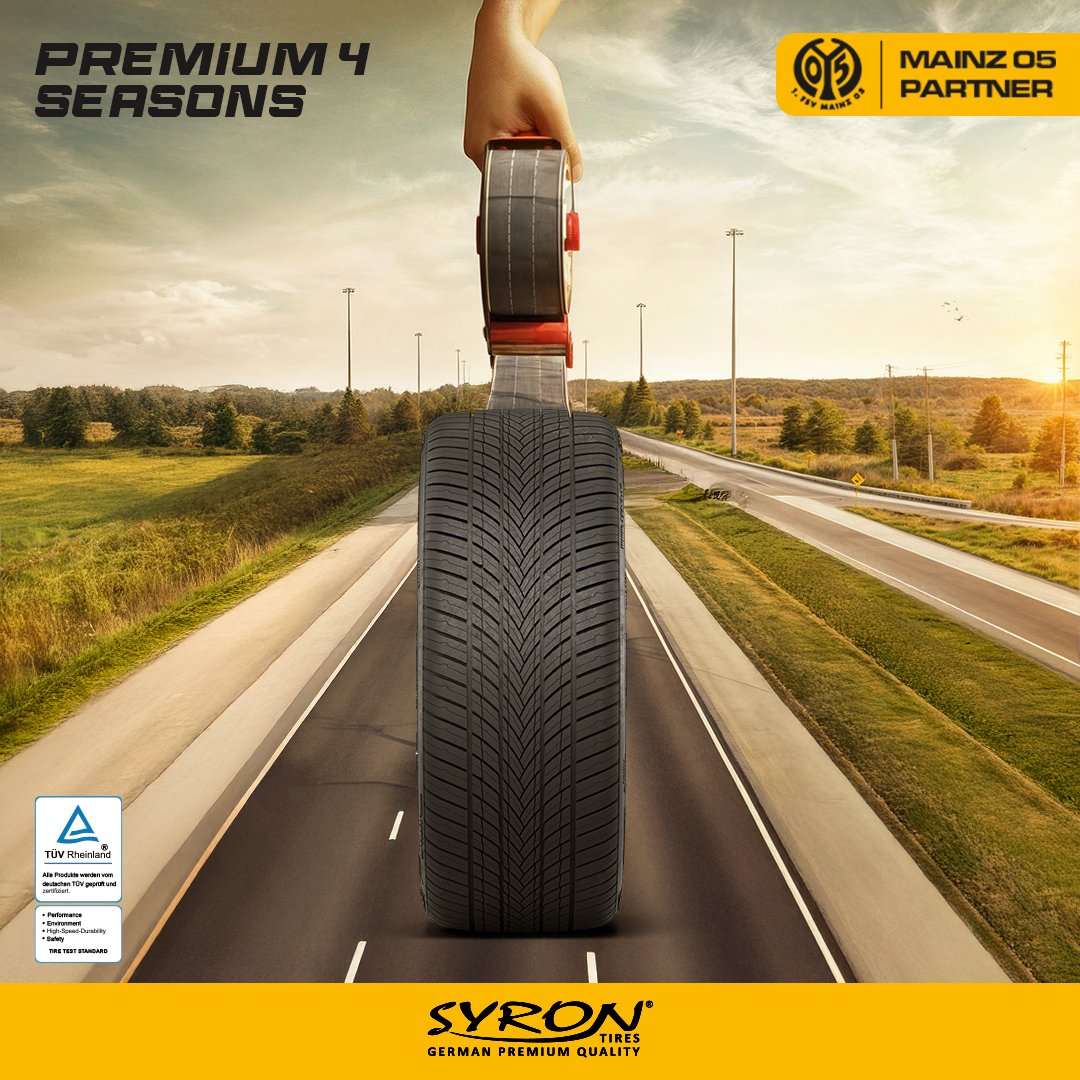 syrontires's tweet photo. 🇩🇪Mit Premium 4 Seasons gehört die Straße dir. Du entscheidest!

🇬🇧 With Premium 4 Seasons, the road is yours. The choice is yours! 

#SyronReifen #VierJahreszeiten #Ganzjahresreifen #PremiumReifen #Autoreifen
#FourSeasonsOneTire #AllSeasonTires #WinterTires #SummerTires https://t.co/uoLar31jfh