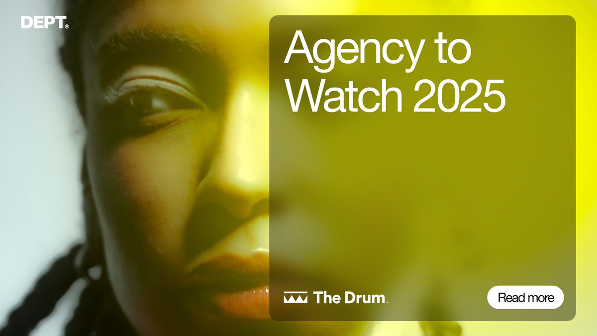 DeptAgency's tweet image. The first-ever #AgenciestoWatch list from #TheDrum just landed! We’re stoked to be featured on it for our work with clients like Just Eat Takeaway, Cosnova, and Coca-Cola, as well as our #BCorp strategy! dept.ly/AgenciesWatch