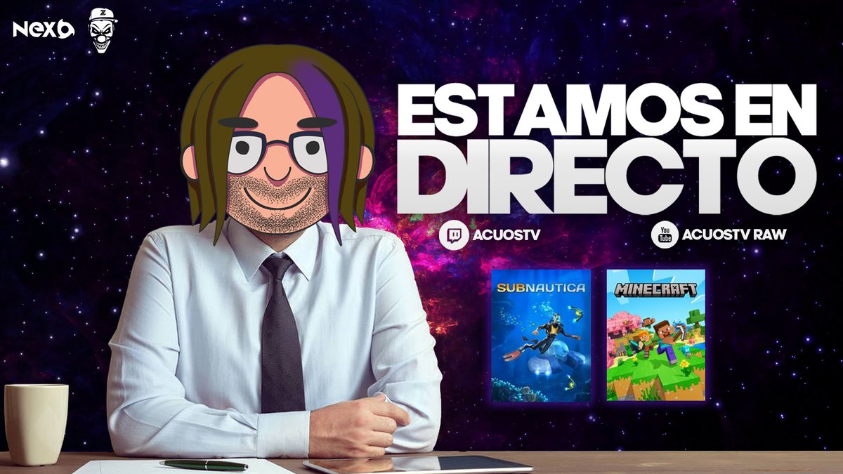🔴 ¡ESTAMOS EN DIRECTO!

SUBNAUTICA y TUNELEAR.... TUNELEAAAAR

💜 twitch.tv/acuostv
❤️youtube.com/live/8oKTxYp90…

 #twitch #youtube #streamer #subnautica #Minecraft