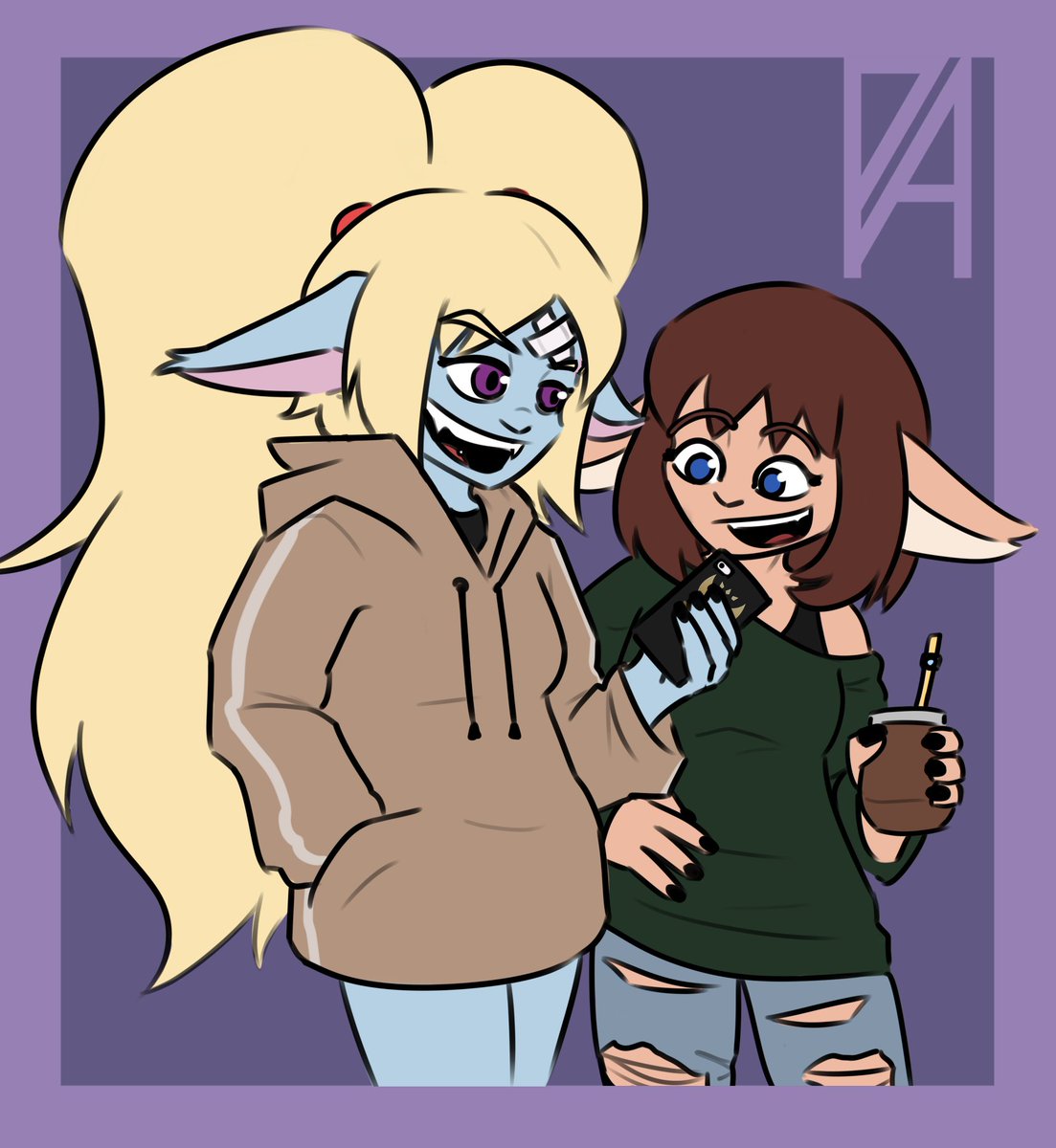 HeadBangerPoppy's tweet image. llevando la pana a un restaurante se merece un buen BORGOR 
feliz cum pana @FatmanArg 💜💙

#Poppy #Yordle #Yordles #oc 

🎨: @IgnitionArt